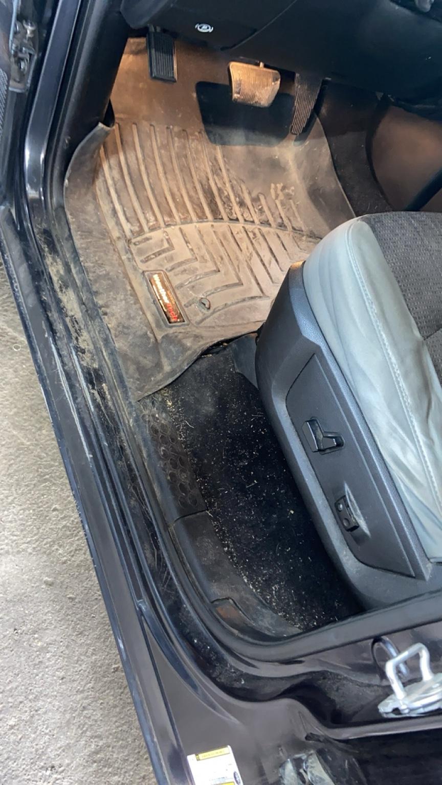 Before — Footwell deep clean