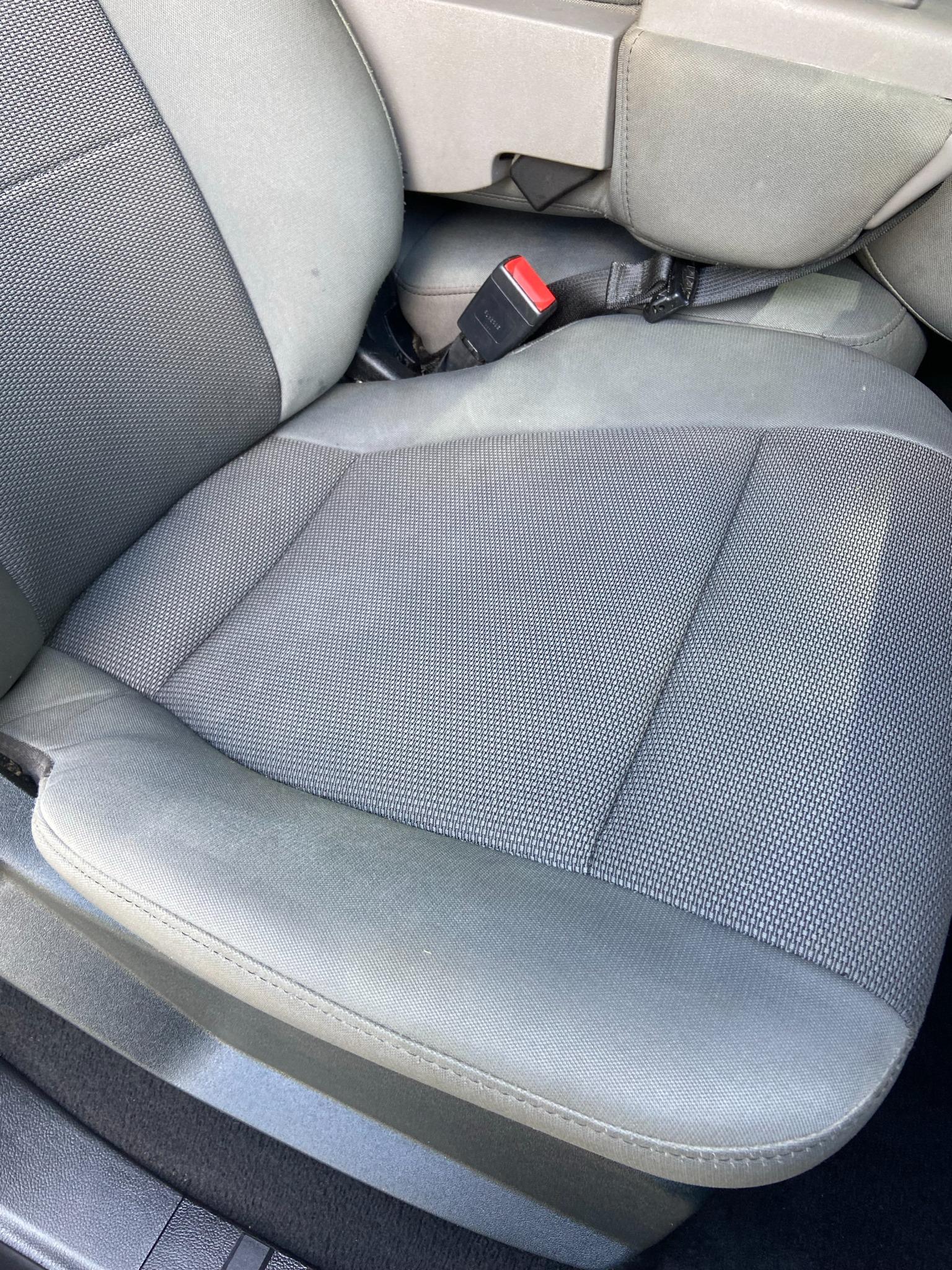 After — Seat stain removal
